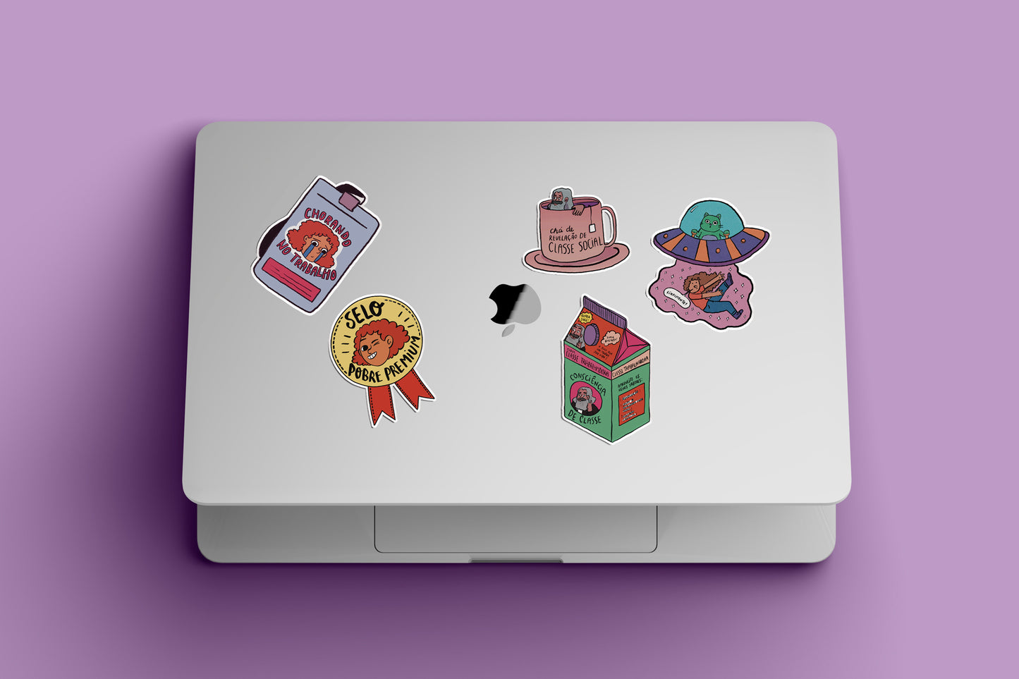 Kit de adesivos - Trabalhador desesperado