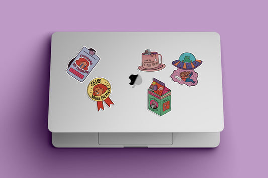 Kit de adesivos - Trabalhador desesperado