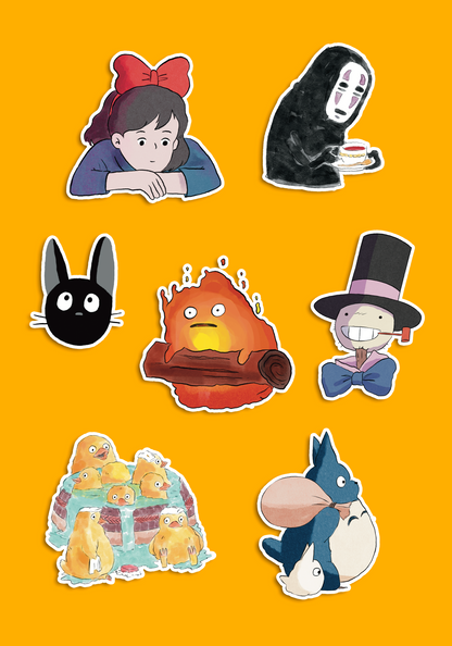 Kit de adesivos: Ghibli